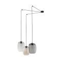Lampa wisząca ELIO szklane podwieszane klosze 3xE27 5972 TK Lighting