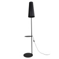 Lampa podłogowa czarna z półką 170cm nowoczesna 1xE27 5959 TK Lighting
