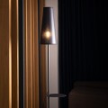 Lampa podłogowa czarna z półką 170cm nowoczesna 1xE27 5959 TK Lighting