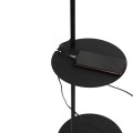 Lampa podłogowa czarna z półką 170cm nowoczesna 1xE27 5959 TK Lighting