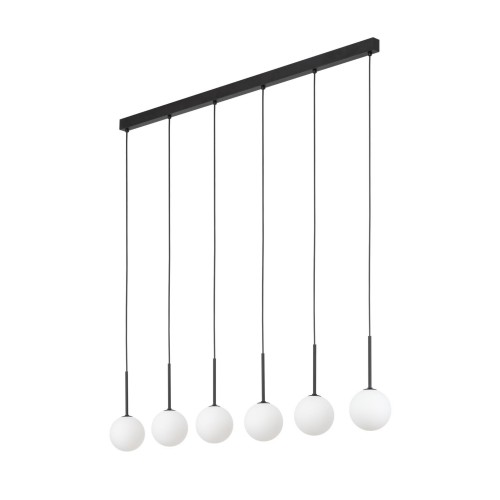Lampa wisząca szklane klosze kulki MARTIN kolor Czarny 4504 TK Lighting
