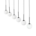 Lampa wisząca szklane klosze kulki MARTIN kolor Czarny 4504 TK Lighting
