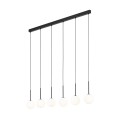 Lampa wisząca szklane klosze kulki MARTIN kolor Czarny 4504 TK Lighting