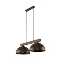 Lampa wisząca klosze metalowe OSLO kolor Orzech/Brązowy 4507 TK Lighting