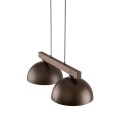 Lampa wisząca klosze metalowe OSLO kolor Orzech/Brązowy 4507 TK Lighting