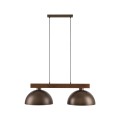 Lampa wisząca klosze metalowe OSLO kolor Orzech/Brązowy 4507 TK Lighting