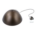 Lampa wisząca brązowa metalowy klosz w kształcie kopuły FARO 1xE27 4509 TK