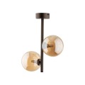 Lampa sufitowa ESTERA gwint G9 moc 6W styl nowoczesny szklany klosz | brązowy 4528 TK lighting