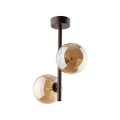 Lampa sufitowa ESTERA gwint G9 moc 6W styl nowoczesny szklany klosz | brązowy 4528 TK lighting