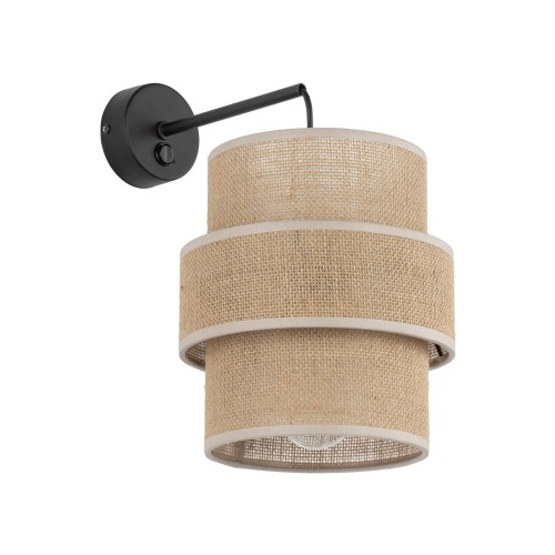 Kinkiet do sypialni w stylu boho CALISTO 1xE27 5400 TK Lighting