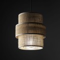 Lampa wisząca nas stół w stylu boho CALISTO 5401 średnica 20cm TK Lighting