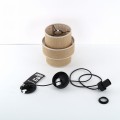 Lampa wisząca nas stół w stylu boho CALISTO 5401 średnica 20cm TK Lighting