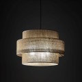 Lampa wisząca do salonu w stylu boho CALISTO 50cm 3xE27 5402 TK Lighting