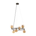 Lampa wisząca szklane klosze kule ANABELLE kolor Brązowy 6571 TK Lighting