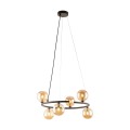 Lampa wisząca szklane klosze kule ANABELLE kolor Brązowy 6571 TK Lighting