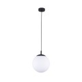 Lampa wisząca ESME gwint E27 moc 15W styl nowoczesny szklany klosz | czarny 5669 TK lighting