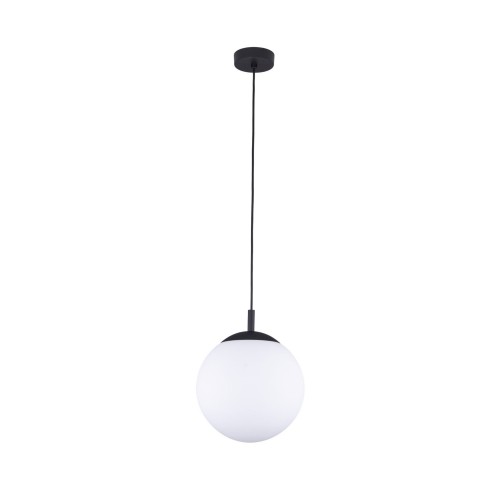 Lampa wisząca ESME gwint E27 moc 15W styl nowoczesny szklany klosz | czarny 5669 TK lighting