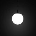 Lampa wisząca ESME gwint E27 moc 15W styl nowoczesny szklany klosz | czarny 5669 TK lighting