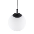 Lampa wisząca ESME gwint E27 moc 15W styl nowoczesny szklany klosz | czarny 5669 TK lighting