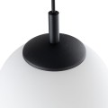 Lampa wisząca ESME gwint E27 moc 15W styl nowoczesny szklany klosz | czarny 5669 TK lighting