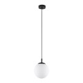 Lampa wisząca ESME gwint E27 moc 15W styl nowoczesny szklany klosz | czarny 5669 TK lighting