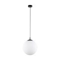 Lampa wisząca klosz-kula z bialego szkłą 35cm średnicy ESME 5671 TK Lighting