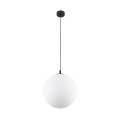 Lampa wisząca klosz-kula z bialego szkłą 35cm średnicy ESME 5671 TK Lighting