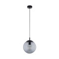 Lampa wisząca zwis szklany klosz na E27 ESME kolor Czarny 5378 TK Lighting