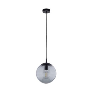 Lampa wisząca zwis szklany klosz na E27 ESME kolor Czarny 5378 TK Lighting