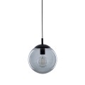 Lampa wisząca zwis szklany klosz na E27 ESME kolor Czarny 5378 TK Lighting