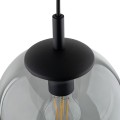 Lampa wisząca do salonu szklany klosz ESME kolor Czarny 5379 TK Lighting