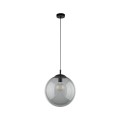 Lampa wisząca szklany grafitowy klosz kula ESME do salonu 5380 TK Lighting
