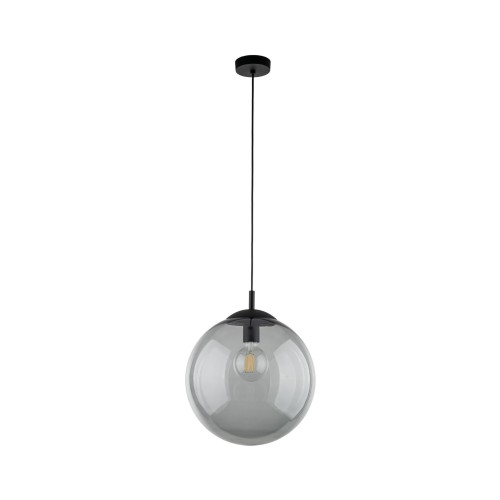 Lampa wisząca szklany grafitowy klosz kula ESME do salonu 5380 TK Lighting