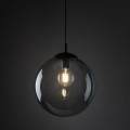 Lampa wisząca szklany grafitowy klosz kula ESME do salonu 5380 TK Lighting