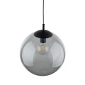 Lampa wisząca szklany grafitowy klosz kula ESME do salonu 5380 TK Lighting