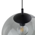 Lampa wisząca szklany grafitowy klosz kula ESME do salonu 5380 TK Lighting