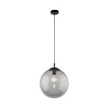 Lampa wisząca szklany grafitowy klosz kula ESME do salonu 5380 TK Lighting