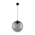 Lampa wisząca szklany grafitowy klosz kula ESME do salonu 5380 TK Lighting