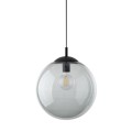 Lampa wisząca szklany grafitowy klosz kula ESME do salonu 5380 TK Lighting