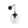 Kinkiet ścienny szklany klosz ESME kolor Czarny 5387 TK Lighting