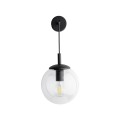 Kinkiet ścienny szklany klosz ESME kolor Czarny 5387 TK Lighting