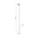 Lampa wisząca na szynę 1 fazowy TRACER BLACK WISZĄCY GU10 4933 TK Lighting