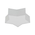 Lampa sufitowa plafon gwiazda szara na E27 STAR GRAY 6972 TK Lighting