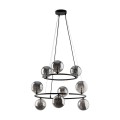 Lampa wisząca ANABELLE gwint G9 moc 6W styl nowoczesny szklany klosz | czarny 6845 TK lighting