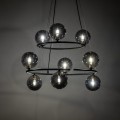 Lampa wisząca ANABELLE gwint G9 moc 6W styl nowoczesny szklany klosz | czarny 6845 TK lighting