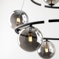 Lampa wisząca ANABELLE gwint G9 moc 6W styl nowoczesny szklany klosz | czarny 6845 TK lighting