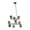 Lampa wisząca ANABELLE gwint G9 moc 6W styl nowoczesny szklany klosz | czarny 6845 TK lighting