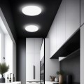 Lampa sufitowa biała do łazienki IP54 średnica 30cm 24W 6900 TK Lighting