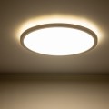 Lampa sufitowa biała do łazienki IP54 średnica 30cm 24W 6900 TK Lighting
