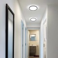 Lampa sufitowa plafon AQUA Czarny|Biały LED-24W 3000/4000/6500K 6901 TK Lighting